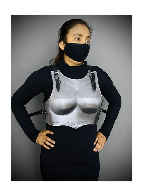 Ancient Knight Lady Armor,chest Armor, Female Fantasy Armor Costume, Cosplay Armor, Larp Armor, Sca Armor, Gift for Women. ISH Collection