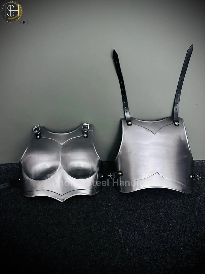 Ancient Knight Lady Armor,chest Armor, Female Fantasy Armor Costume, Cosplay Armor, Larp Armor, Sca Armor, Gift for Women. ISH Collection