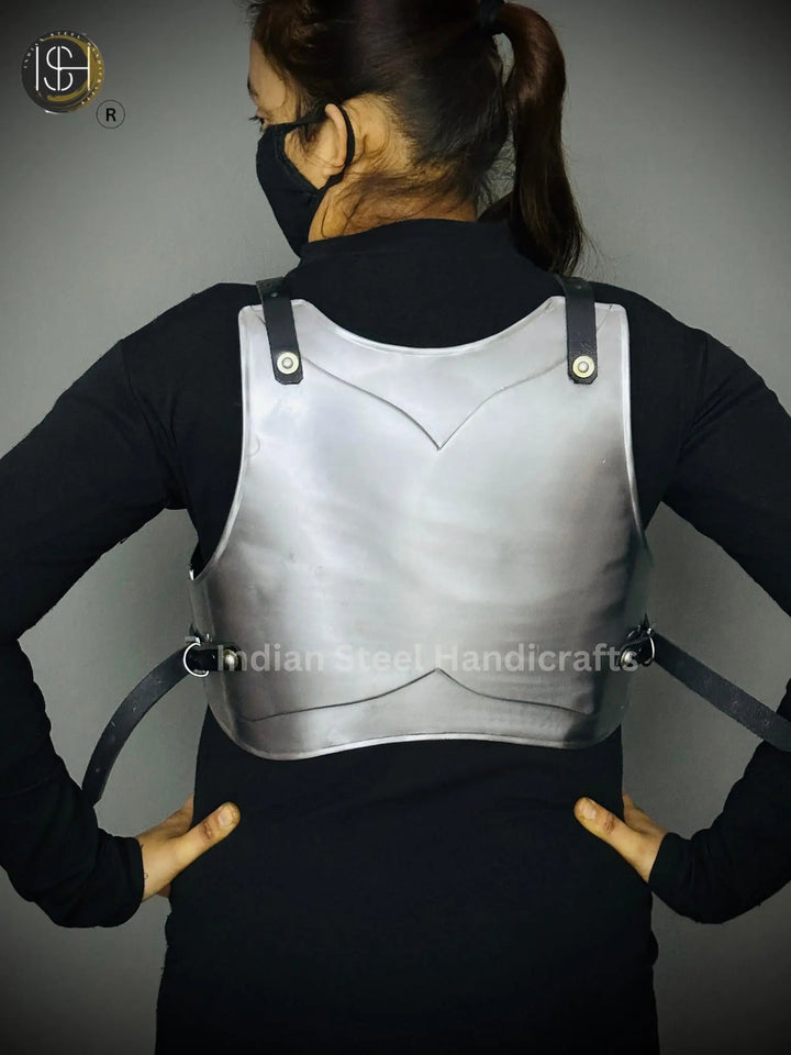 Ancient Knight Lady Armor,chest Armor, Female Fantasy Armor Costume, Cosplay Armor, Larp Armor, Sca Armor, Gift for Women. ISH Collection