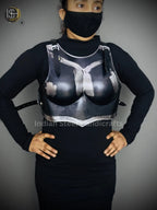 Ancient Knight Lady Armor, chest Armor, Female Fantasy Armor Costume, Cosplay Armor, Larp Armor, Sca Armor, Gift for Women. ISH Collection