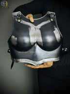 Ancient Knight Lady Armor, chest Armor, Female Fantasy Armor Costume, Cosplay Armor, Larp Armor, Sca Armor, Gift for Women. ISH Collection