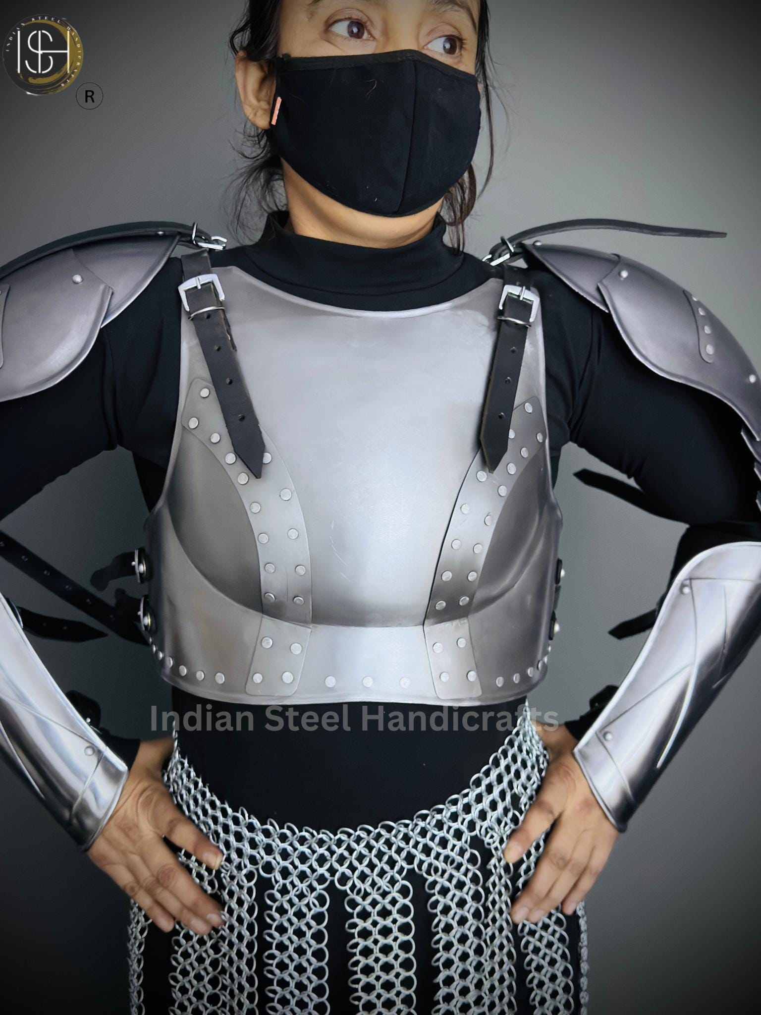Ciri Witcher female chest armor pauldrons armor, Female Fantasy Armor Costume, Cosplay Armor, Larp Armor, Sca Armor, Gift for Women.