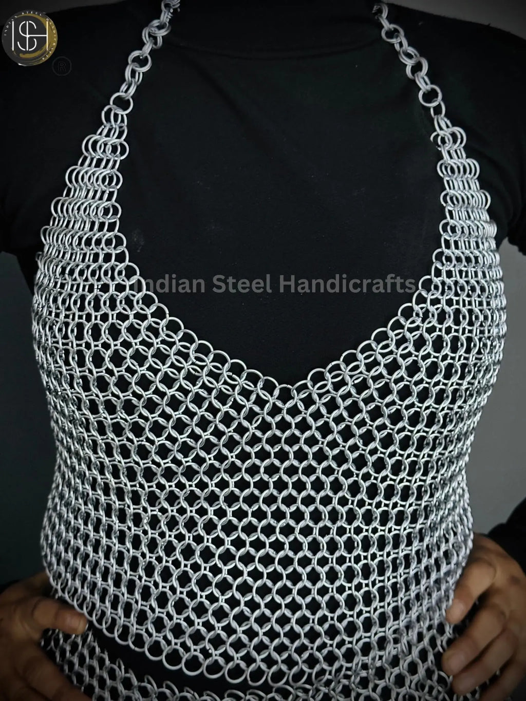 Viking Skirt Top, Ren faire Chainmail Handmade Armor, Cosplay Armor, SCA Armor, Larp Costume, Christmas Gift, Gift for Her ISH Collection