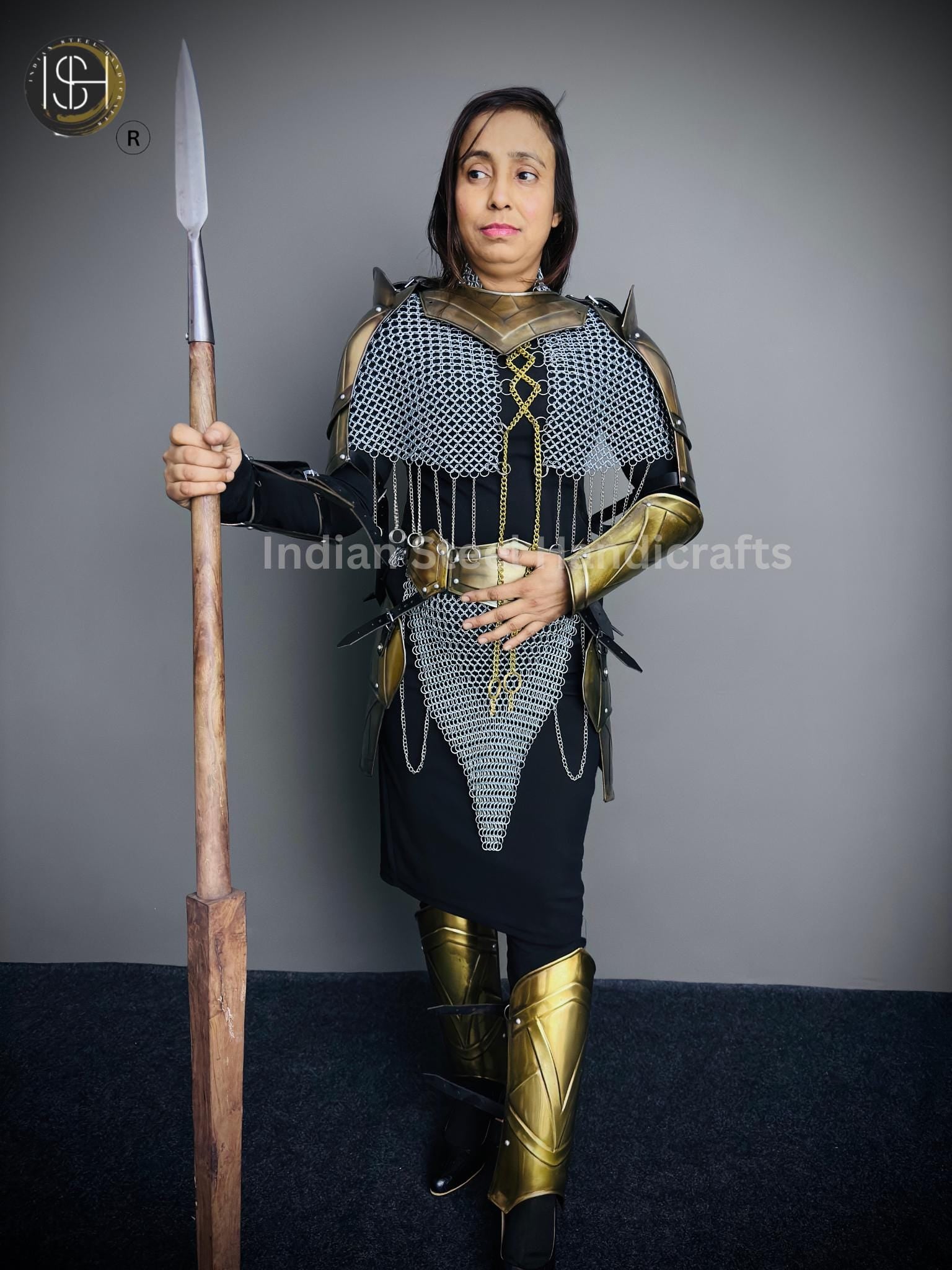 Medieval Knight Armor, Brave Lady Armor, Cosplay Armor, Sca Armor, Larp Armor, Fantasy Armor, Gift for women.