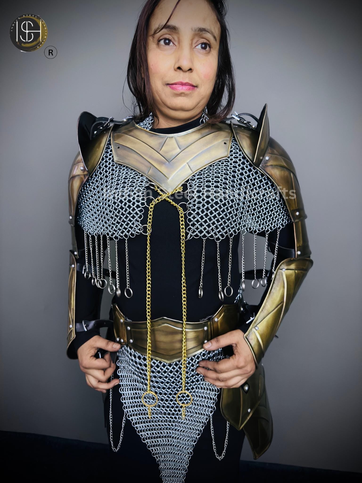 Medieval Knight Armor, Brave Lady Armor, Cosplay Armor, Sca Armor, Larp Armor, Fantasy Armor, Gift for women.
