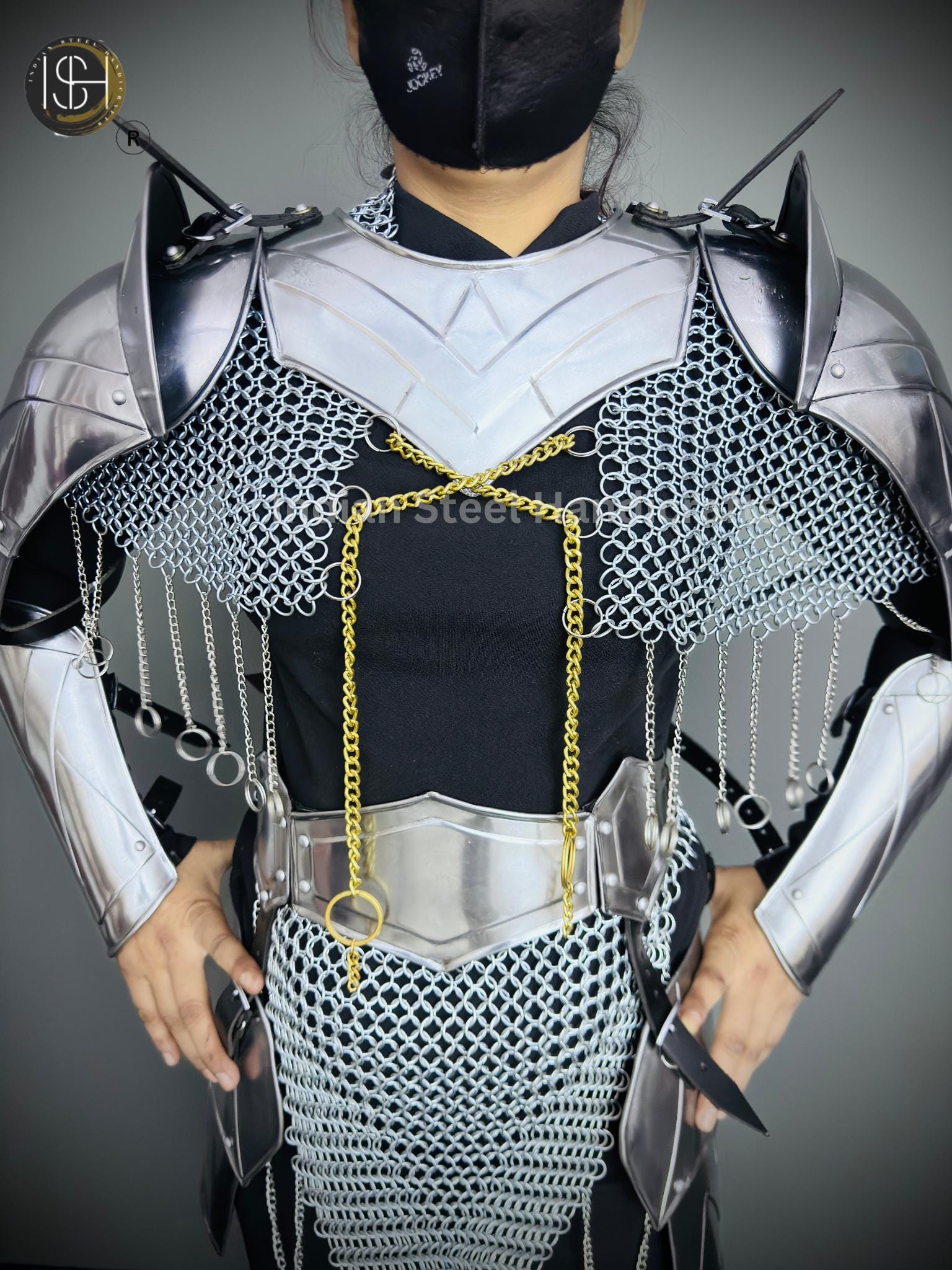 Medieval Knight Armor, Brave Lady Armor, Cosplay Armor, Sca Armor, Larp Armor, Fantasy Armor, Gift for women.
