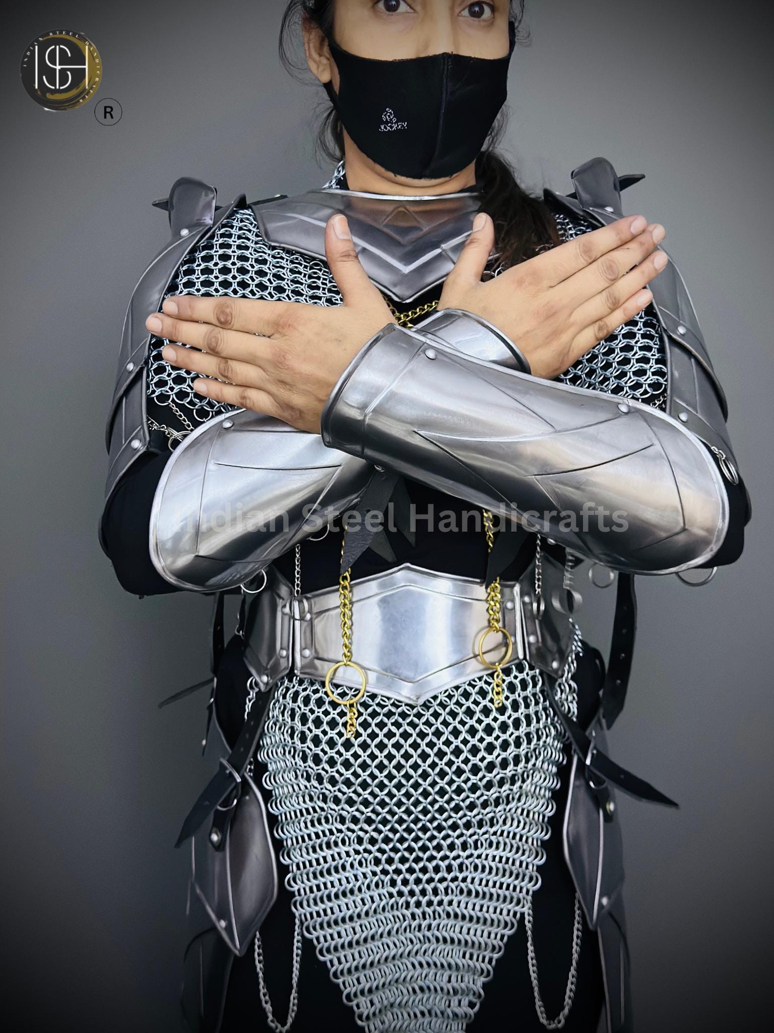 Medieval Knight Armor, Brave Lady Armor, Cosplay Armor, Sca Armor, Larp Armor, Fantasy Armor, Gift for women.