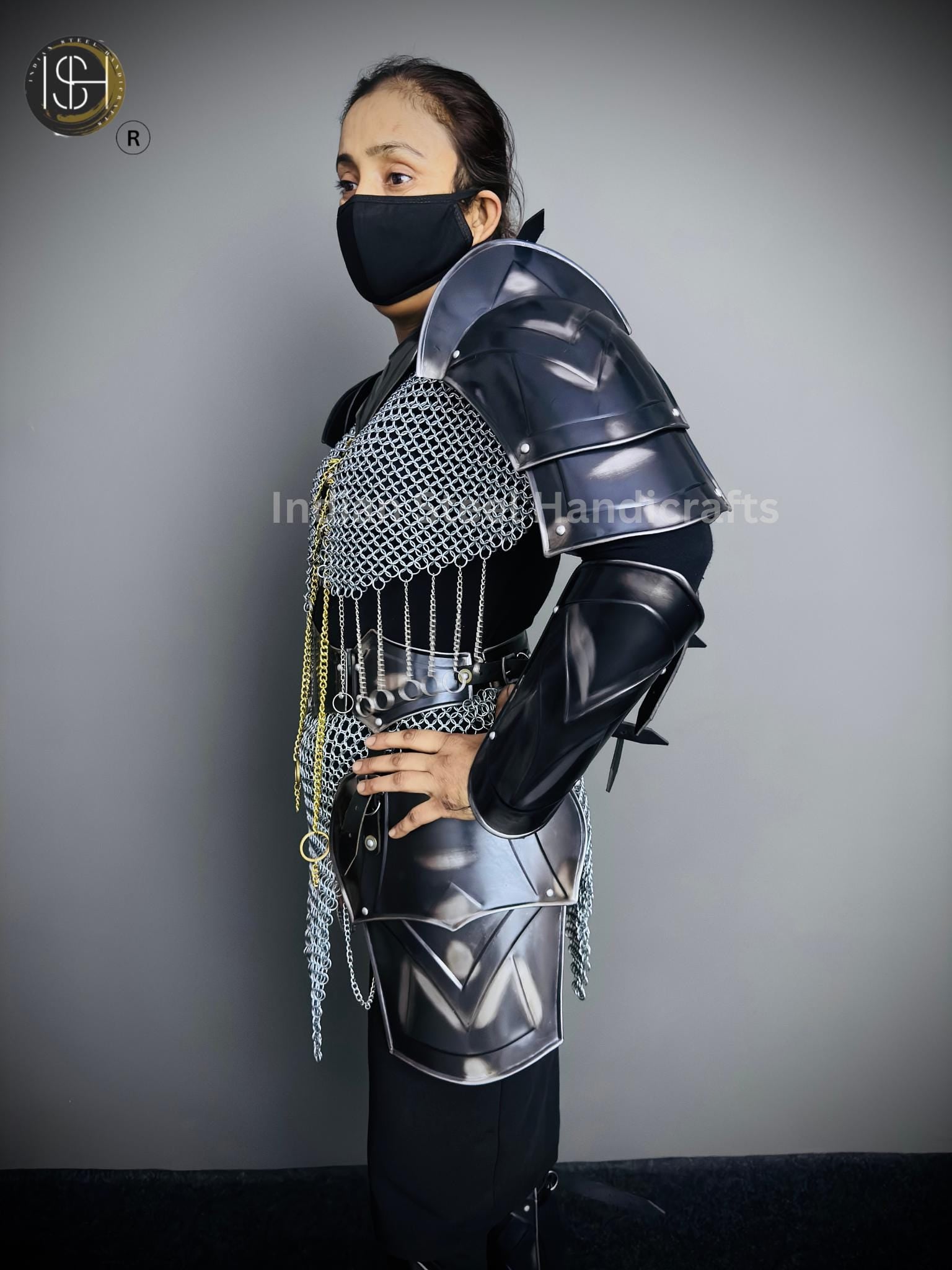Medieval Knight Armor, Brave Lady Armor, Cosplay Armor, Sca Armor, Larp Armor, Fantasy Armor, Gift for women.