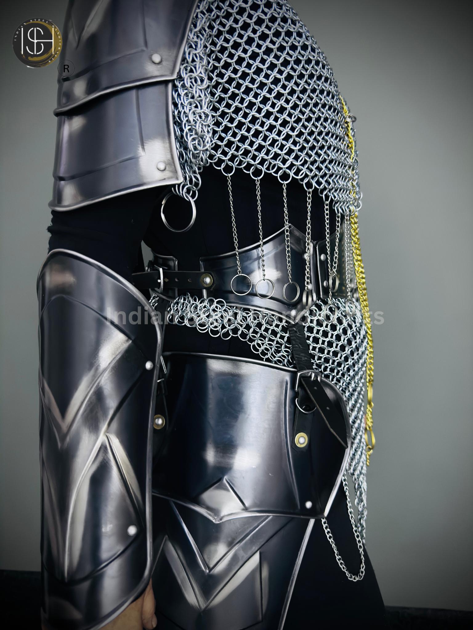 Medieval Knight Armor, Brave Lady Armor, Cosplay Armor, Sca Armor, Larp Armor, Fantasy Armor, Gift for women.