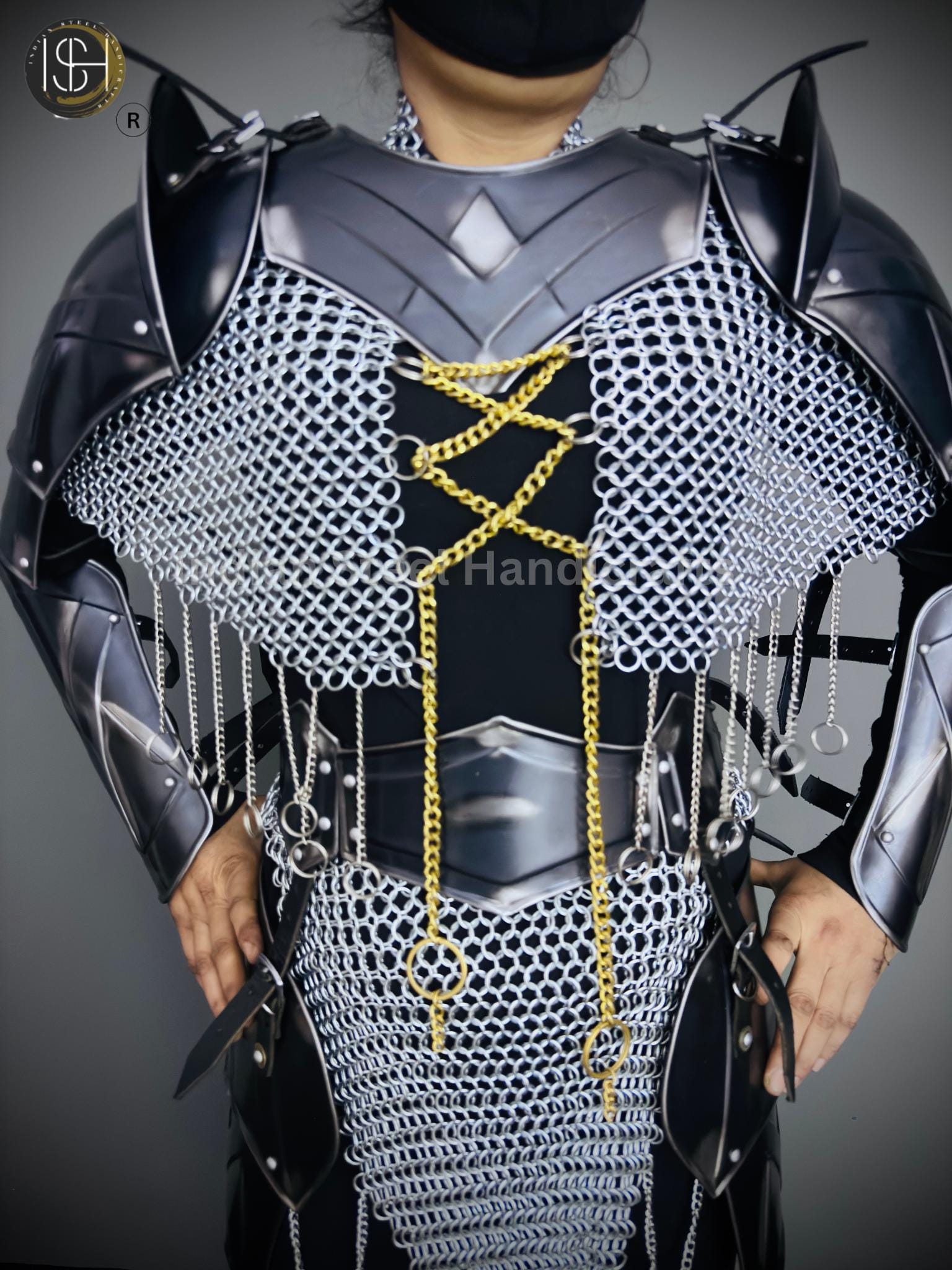 Medieval Knight Armor, Brave Lady Armor, Cosplay Armor, Sca Armor, Larp Armor, Fantasy Armor, Gift for women.