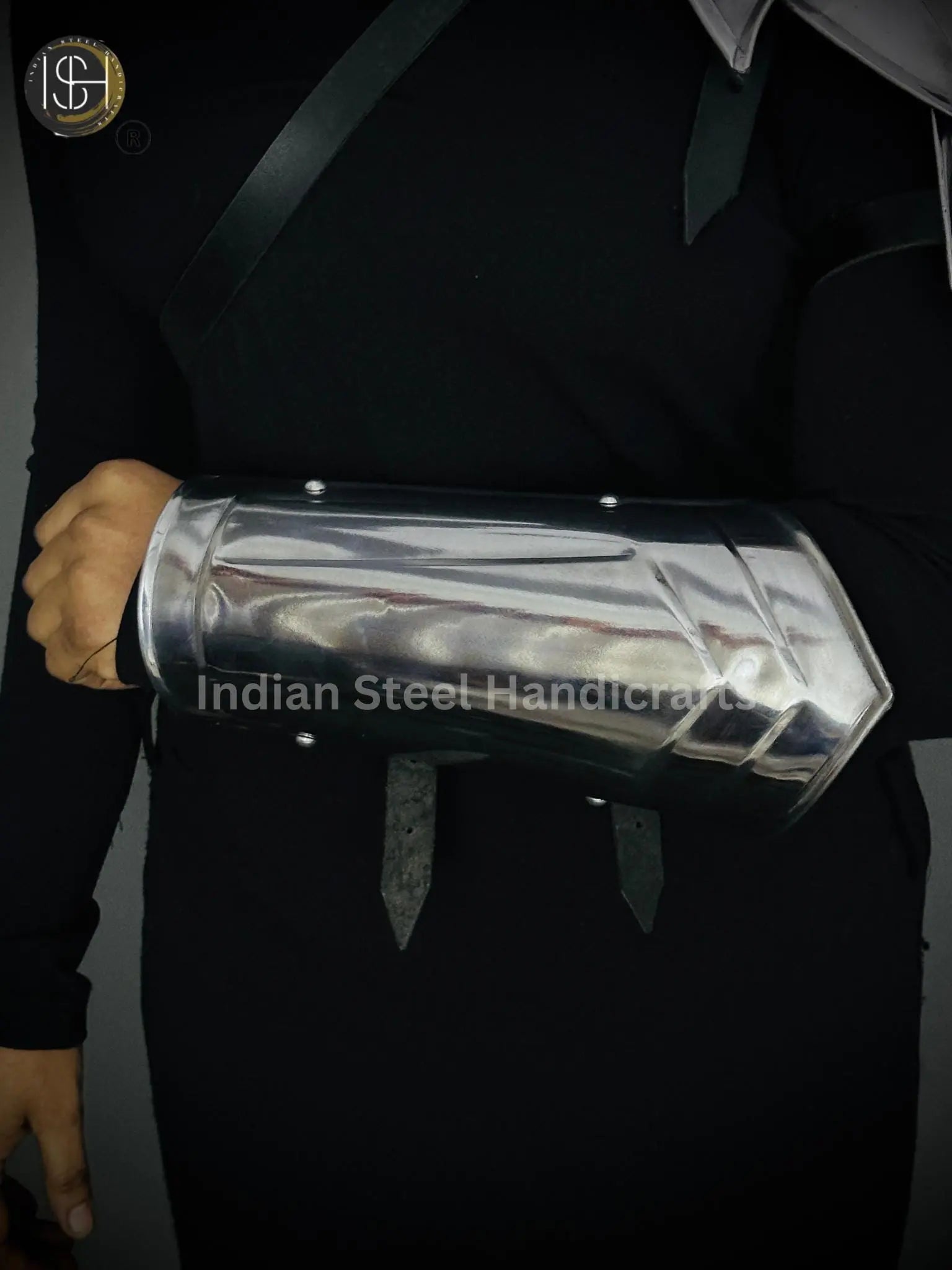 Handmade Steel Pauldron: Female Medieval Armor, LARP Cosplay