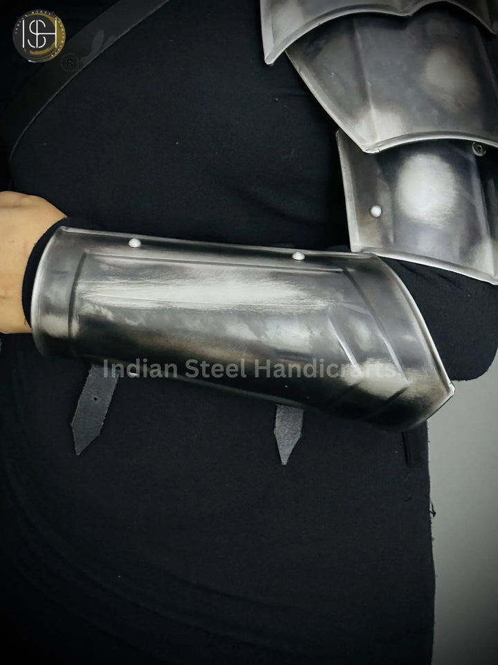 Medieval Knight Shoulder & Bracer Armor, Larp Armor,Fantasy Armor, Cosplay Armor, Sca Armor, Costume Armor, Gift for Men/Women ISH Collection