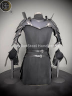 Medieval Steel Cuirass Armor: Antique Lady Cosplay Set, LARP SCA