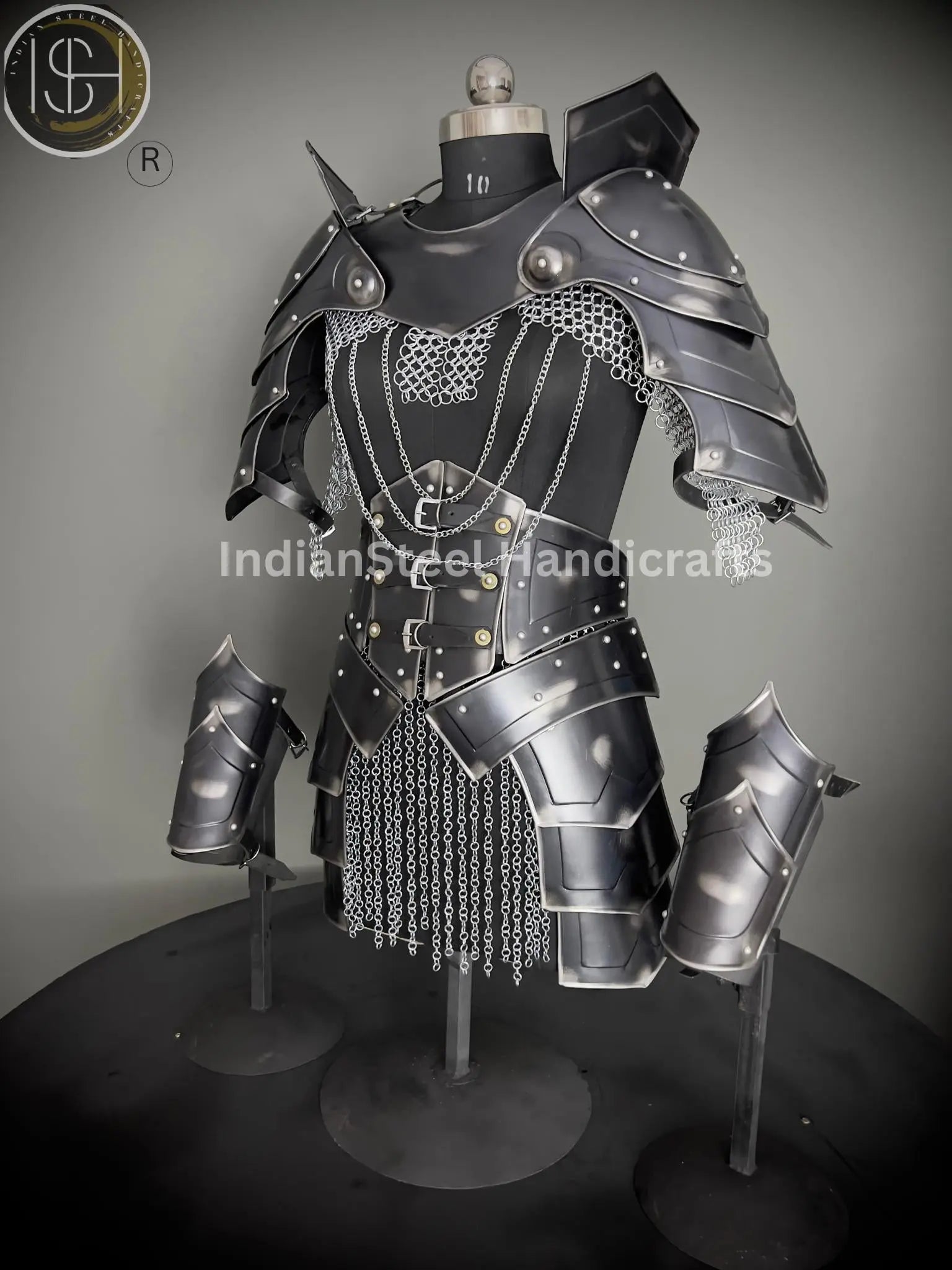 Medieval Knight Armor, Brave Lady Armor, Chainmail Armor, Cosplay Armor, Sca Armor, Larp Armor, Fantasy Armor, Gift for women. ISH Collection