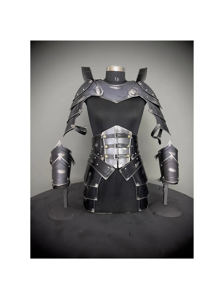 Medieval Ancient Cuirass Armor, Brave Lady Armor, Cosplay Armor, Sca Armor, Larp Armor, Fantasy Armor, Gift for women. ISH Collection