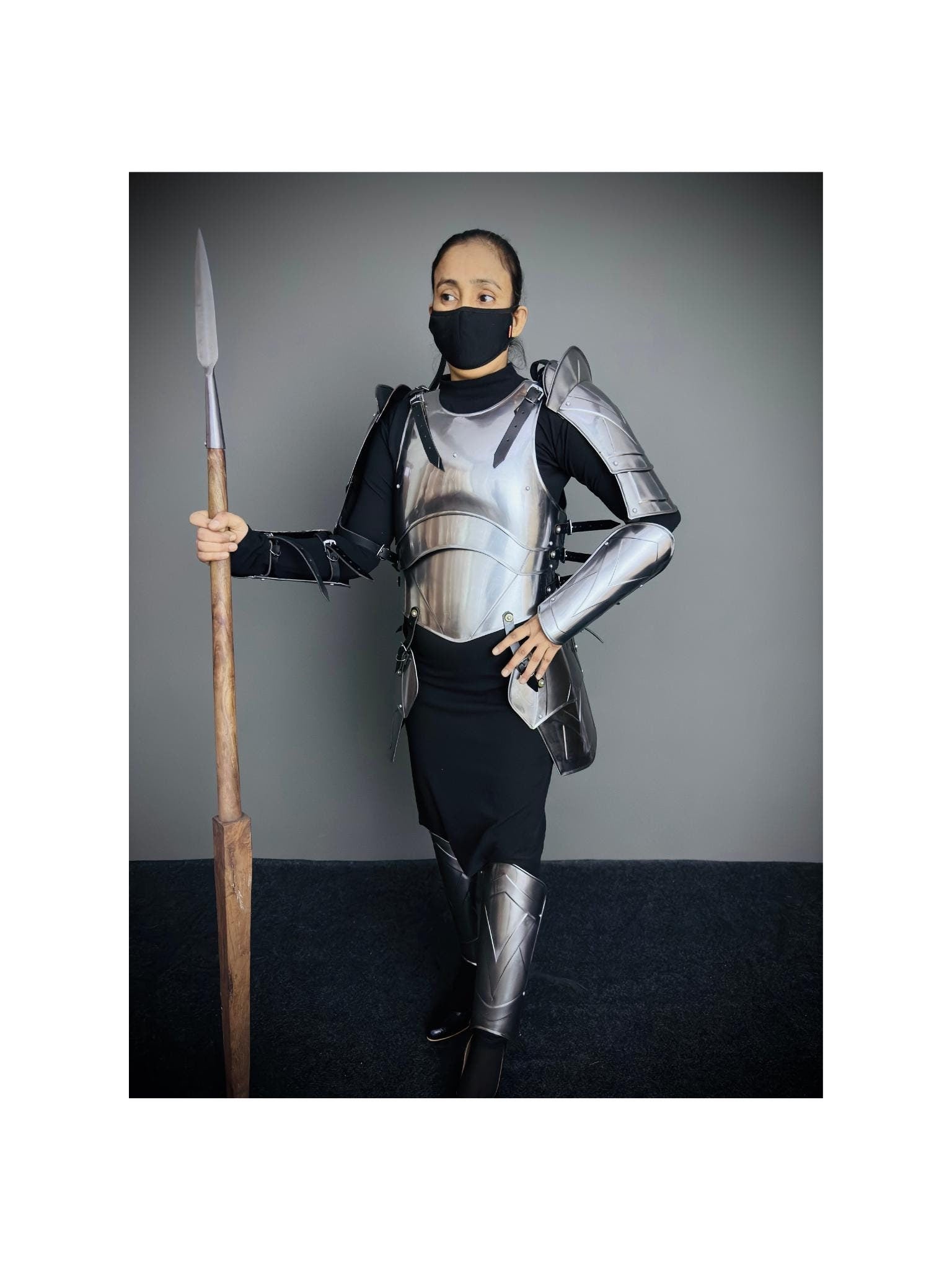 Medieval Knight Female Armor,Larp Armor, Fantasy Costume, Cosplay Armor, Sca Armor,Cosplay, Clothing, Larp Costume, Gift item