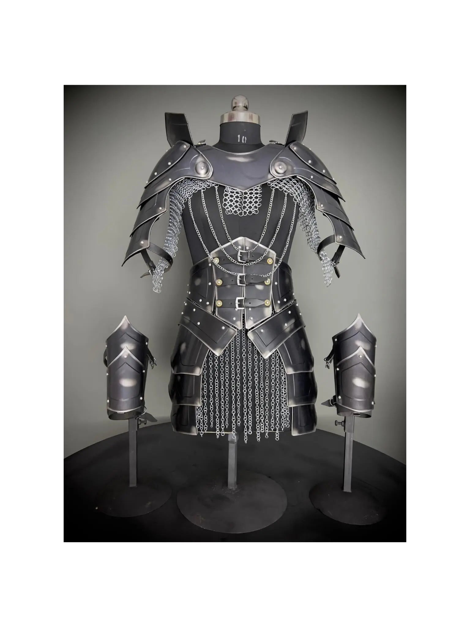 Medieval Knight Armor, Brave Lady Armor, Chainmail Armor, Cosplay Armor, Sca Armor, Larp Armor, Fantasy Armor, Gift for women. ISH Collection