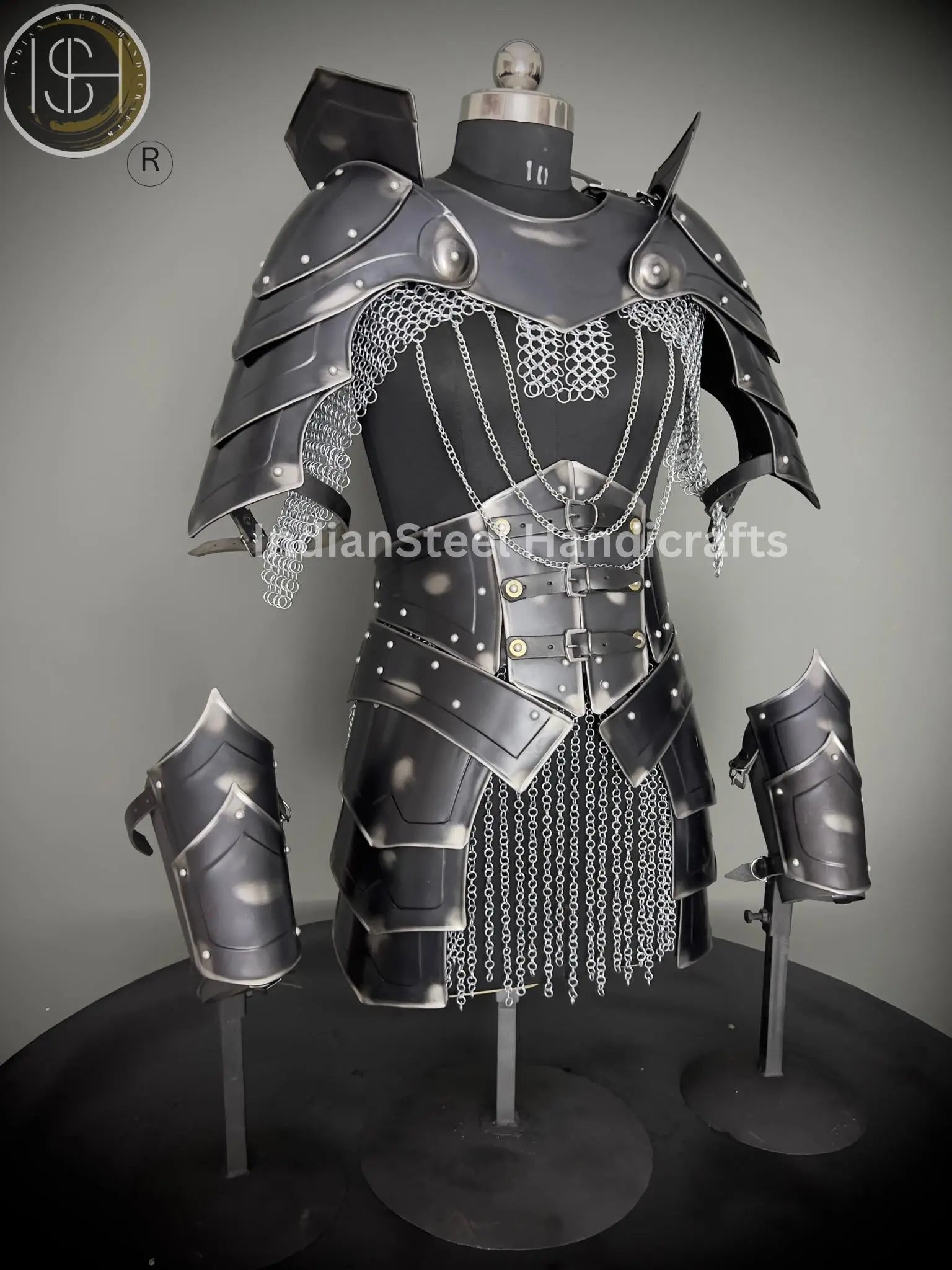 Medieval Knight Armor, Brave Lady Armor, Chainmail Armor, Cosplay Armor, Sca Armor, Larp Armor, Fantasy Armor, Gift for women. ISH Collection