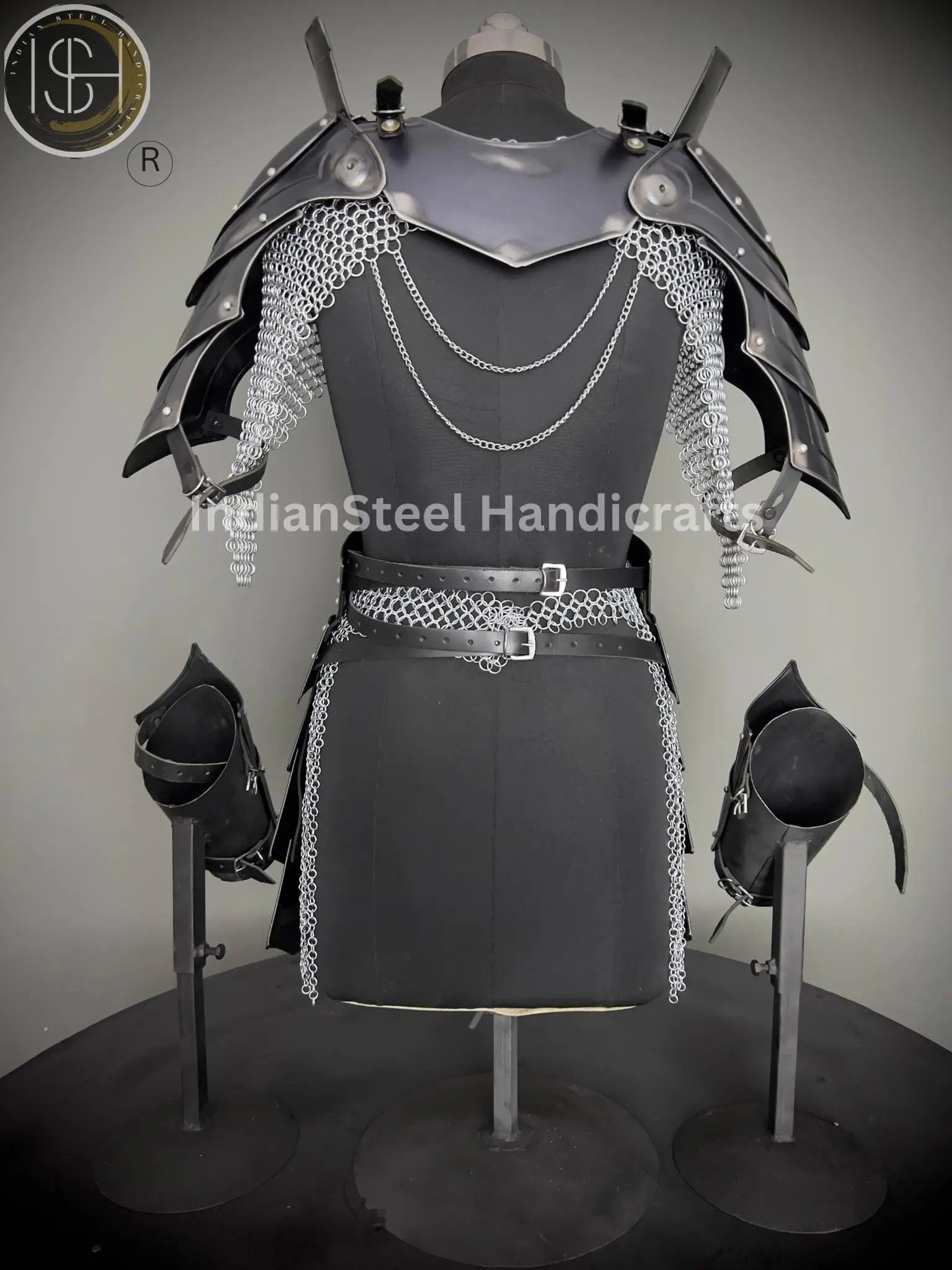 Medieval Knight Armor, Brave Lady Armor, Chainmail Armor, Cosplay Armor, Sca Armor, Larp Armor, Fantasy Armor, Gift for women. ISH Collection