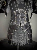 Medieval Knight Armor, Brave Lady Armor, Chainmail Armor, Cosplay Armor, Sca Armor, Larp Armor, Fantasy Armor, Gift for women. ISH Collection