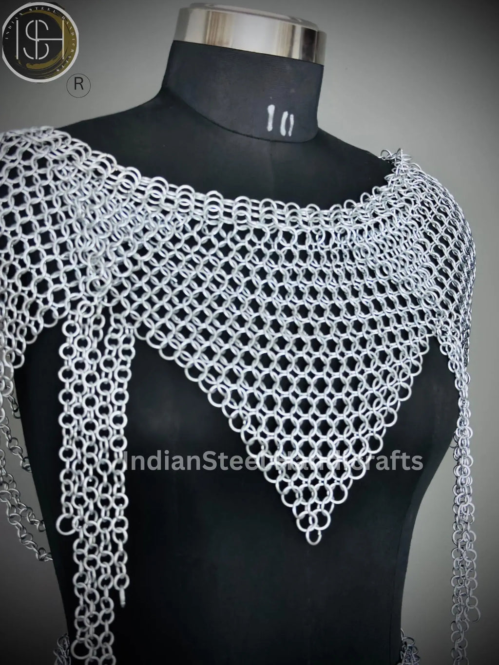 Chainmail Harness, Chainmail Chains Layers top & Skirt, Rings Costume, Wedding Cosplay Costume, Larp , Cosplay, Sca Armor, Gift For Women. ISH Collection