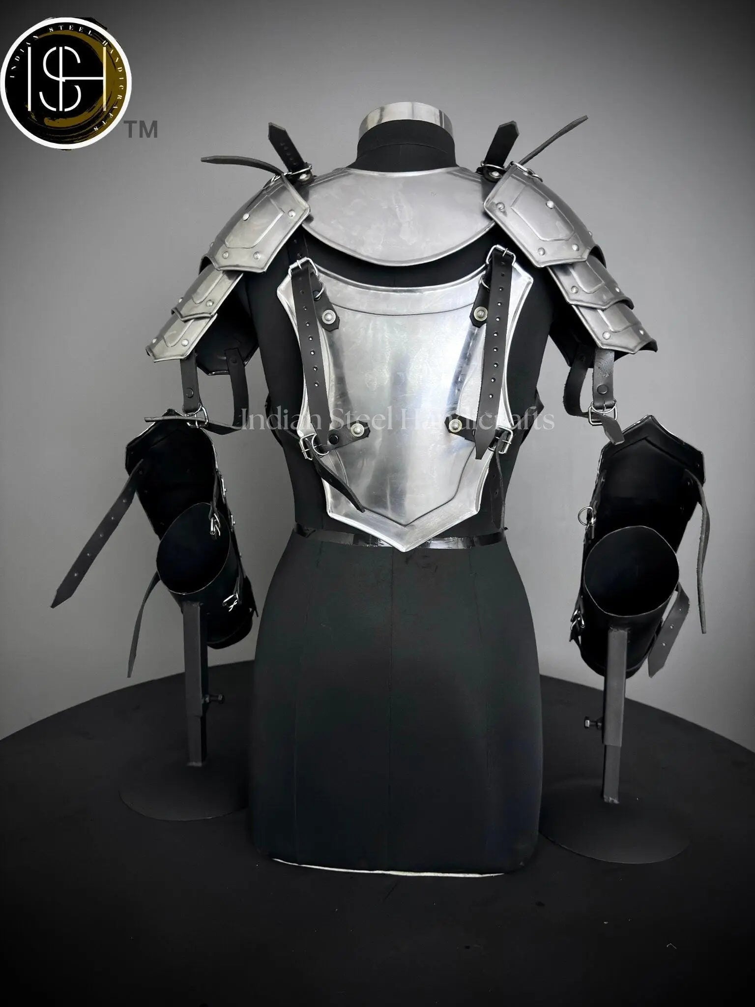 Medieval Steel Corset Armor: Adult Female Costume, LARP Cosplay