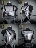 Women's Chainmail Armor Set: Medieval Knight SCA LARP Cosplay