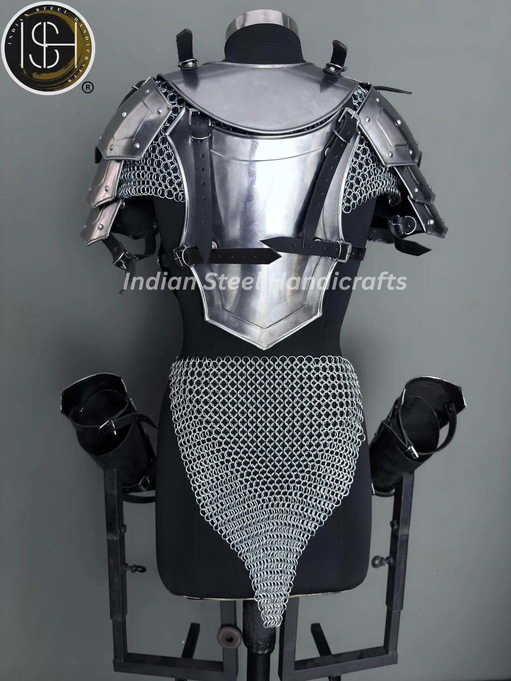 Medieval Women's Chainmail Armor Set: SCA LARP Female Knight Costume