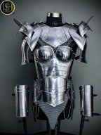 Brave Lady Knight Armor – Medieval Fantasy Costume for Cosplay & LARP Events.