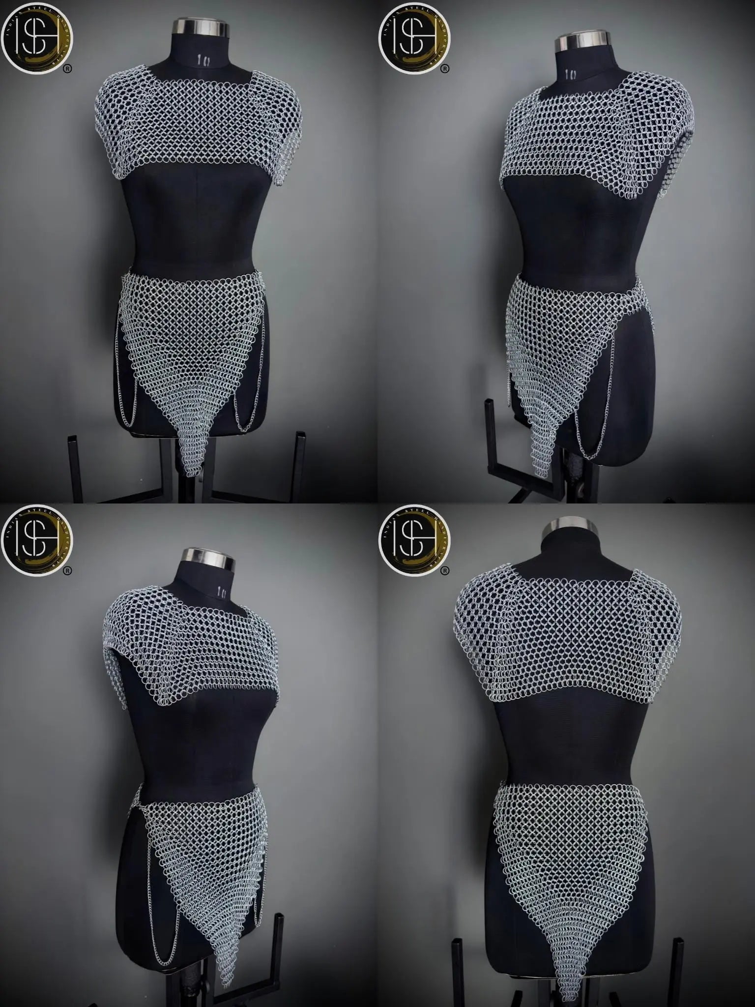Brave Lady Knight Armor – Medieval Fantasy Costume for Cosplay & LARP Events.