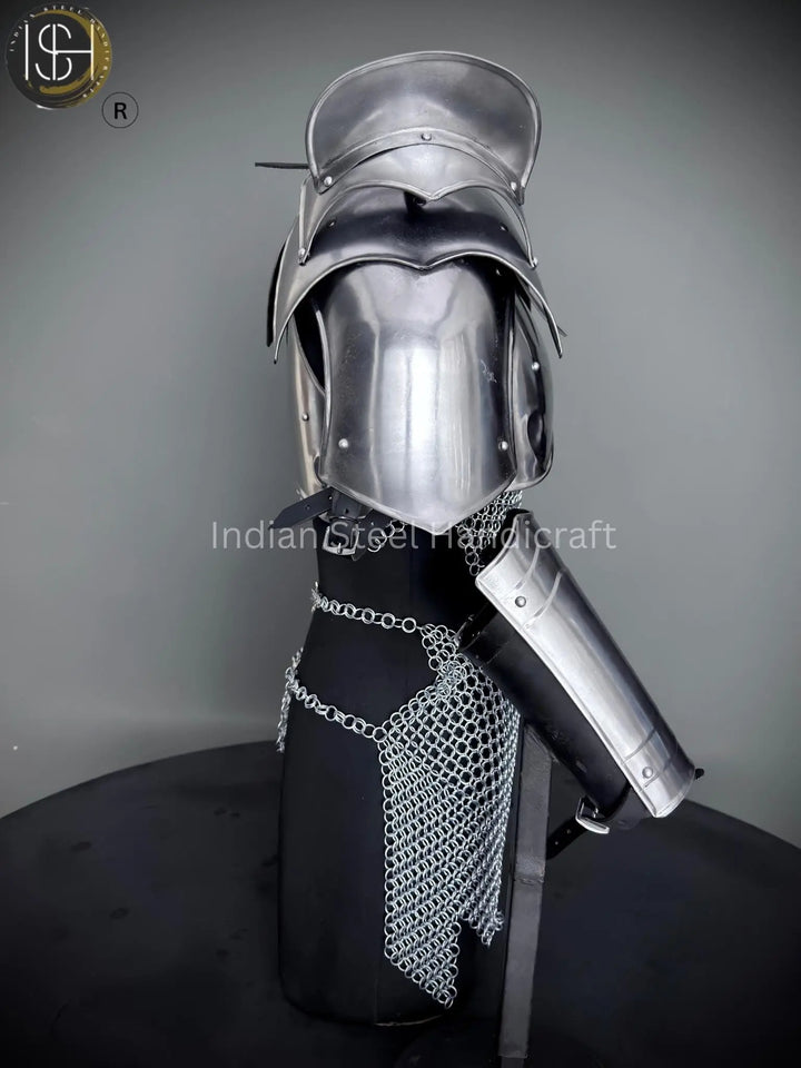 Women's Chainmail Armor Set: Medieval Knight SCA LARP Cosplay