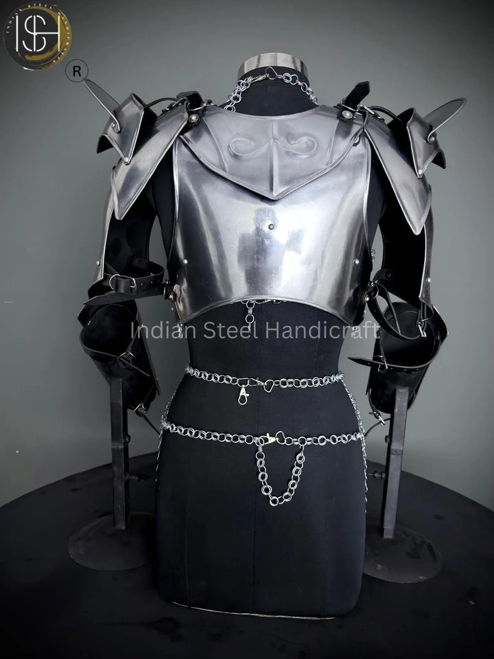 Women's Chainmail Armor Set: Medieval Knight SCA LARP Cosplay