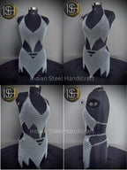 Women's Chainmail Armor Set: Medieval Knight SCA LARP Cosplay
