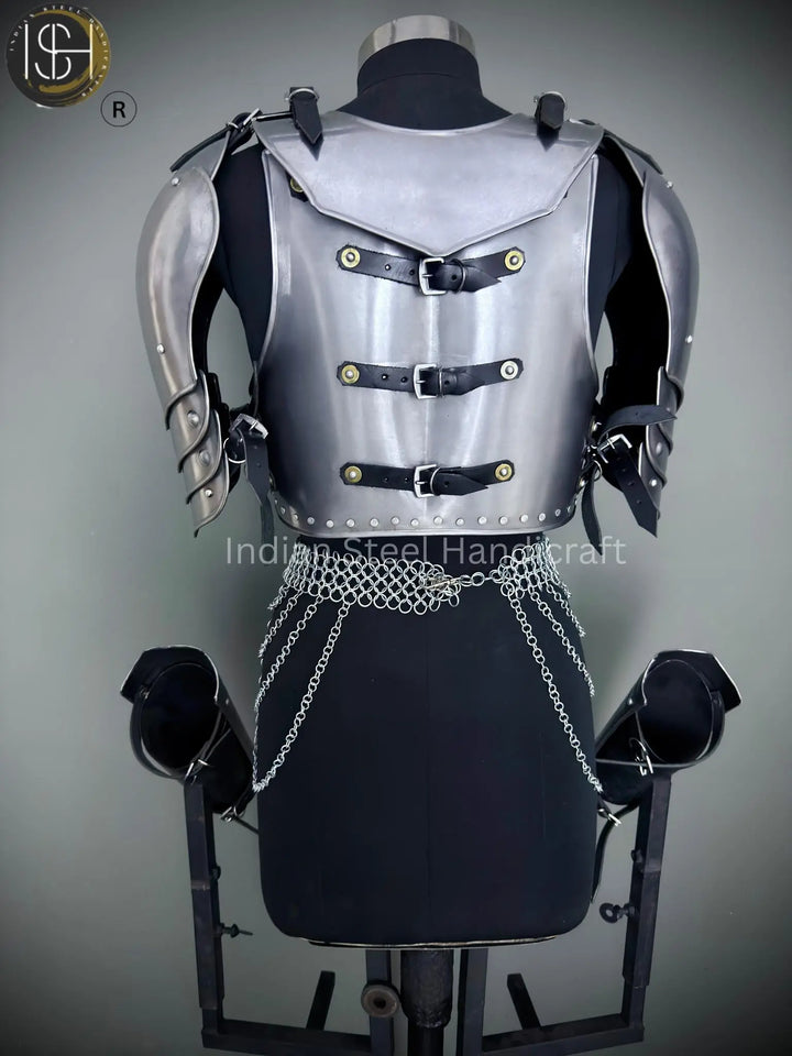 Women's Chainmail Armor Set: Medieval Knight SCA LARP Cosplay