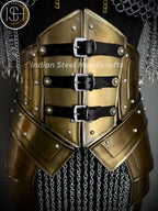 Medieval Lady Warrior Armor Set, Medieval Fantasy Chainmail Cosplay for LARP, SCA & Reenactments.