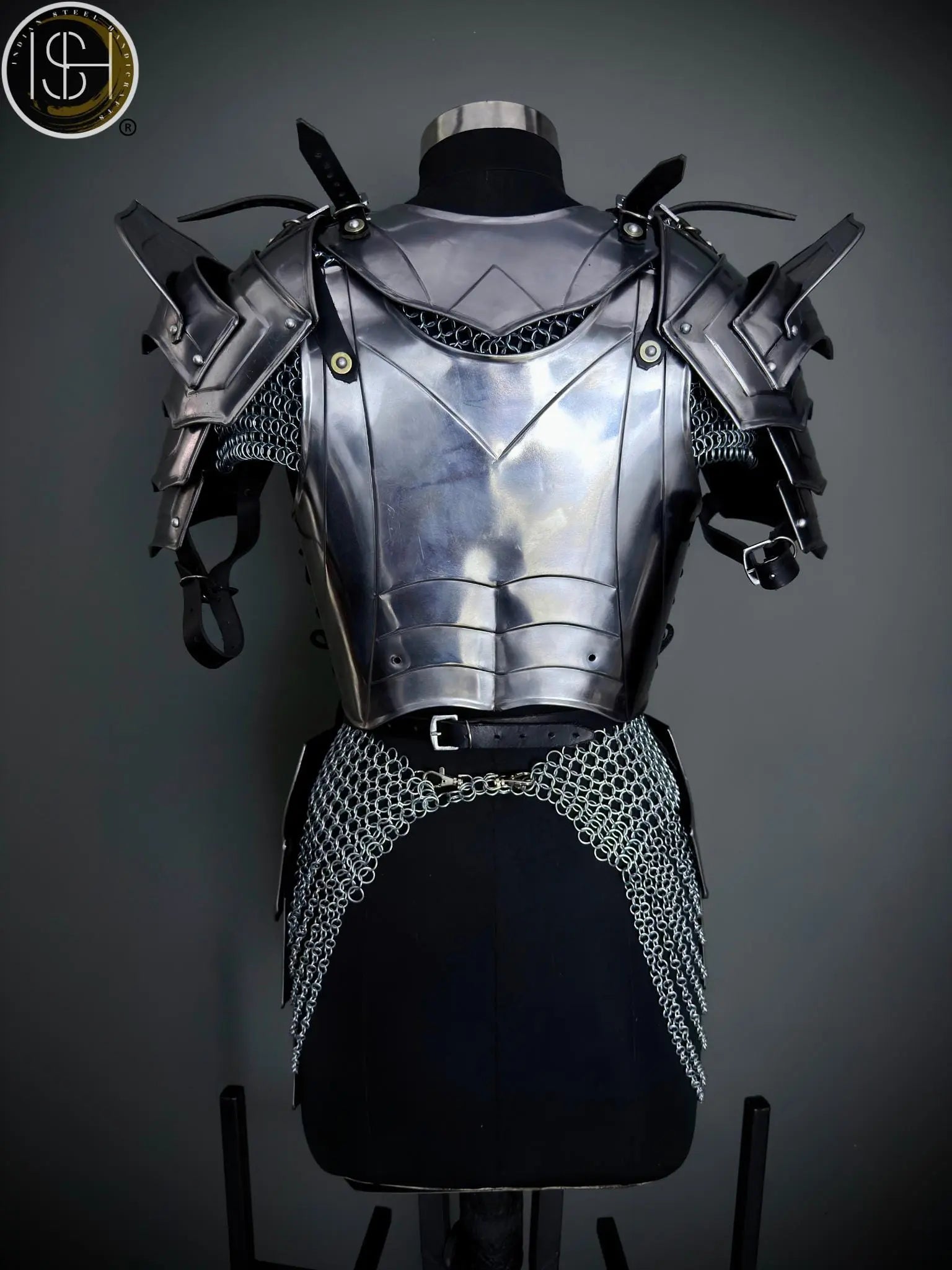 Brave Lady Knight Armor, Breast Armor, Medieval Fantasy Costume for Cosplay & LARP Events.