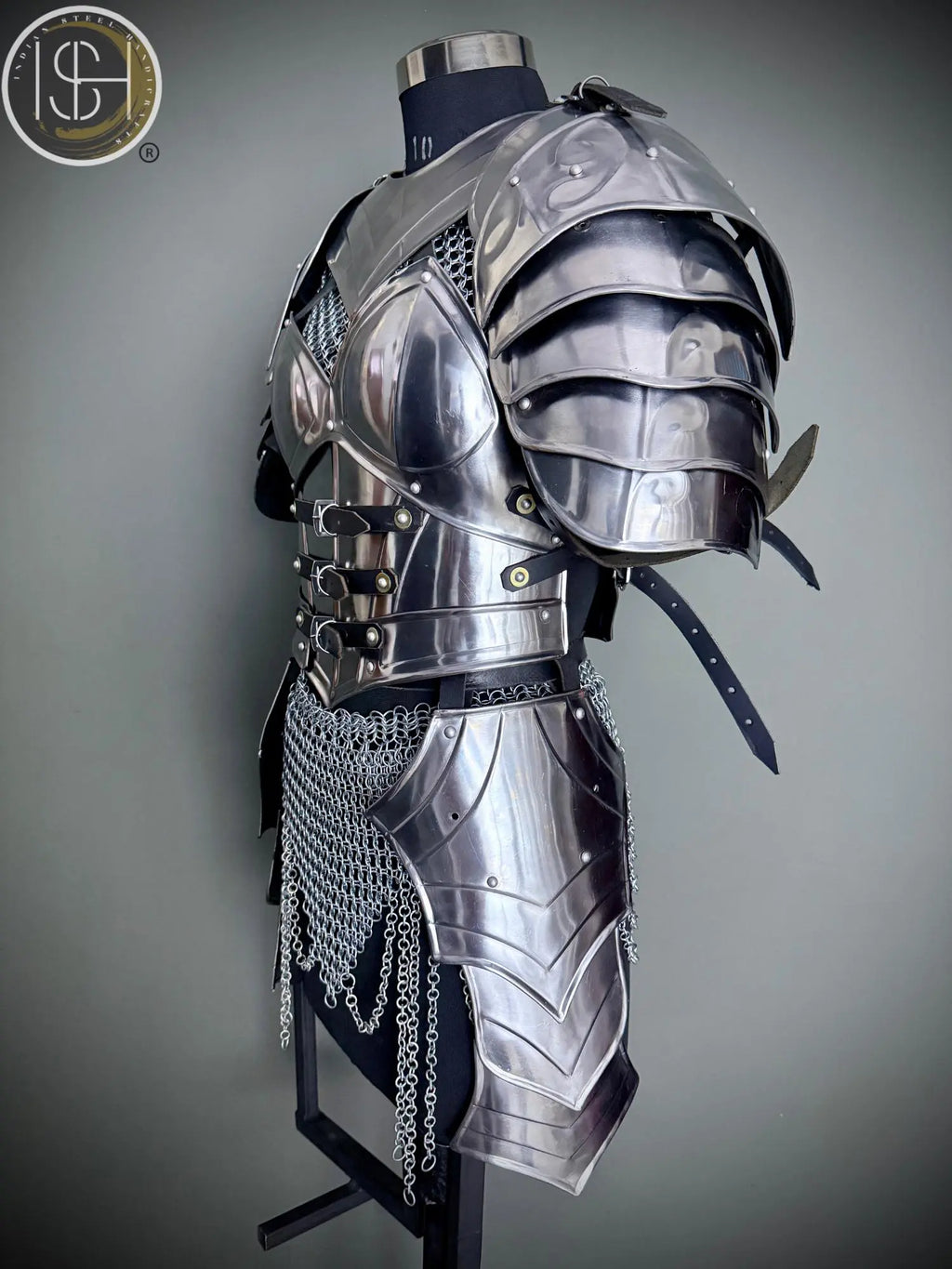 Medieval Knight Armor Set: Women's Fantasy SCA LARP Cosplay Costume
