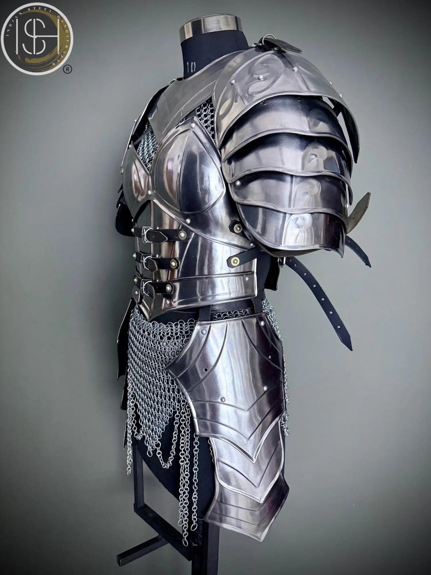 Medieval Knight Armor Set: Women's Fantasy SCA LARP Cosplay Costume