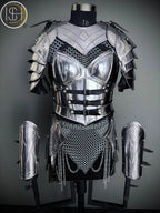 Medieval Knight Armor Set: Women's Fantasy SCA LARP Cosplay Costume
