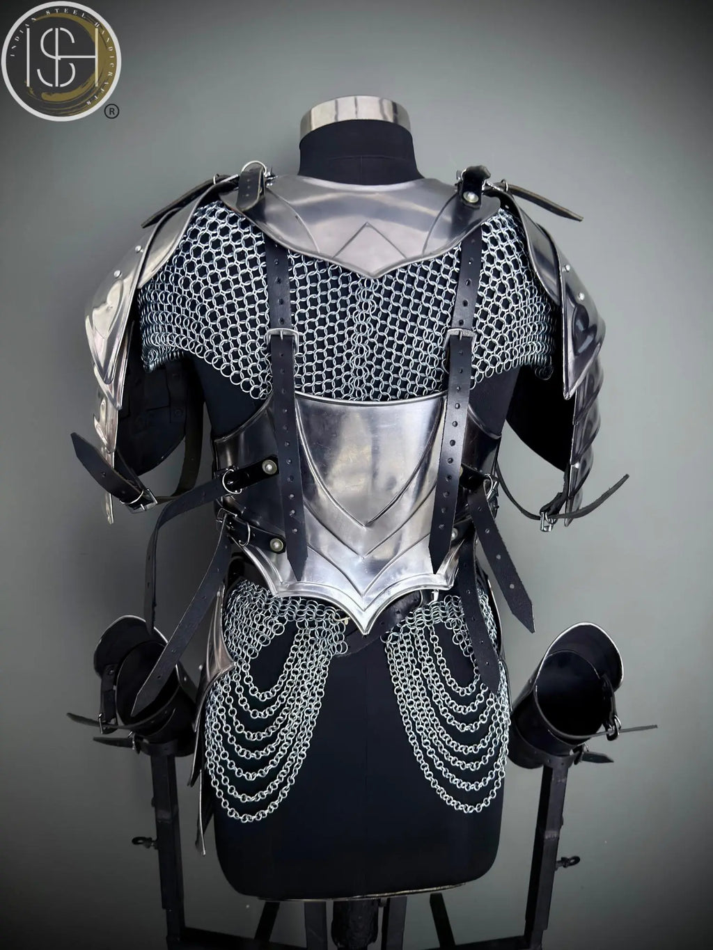 Medieval Knight Armor Set: Women's Fantasy SCA LARP Cosplay Costume