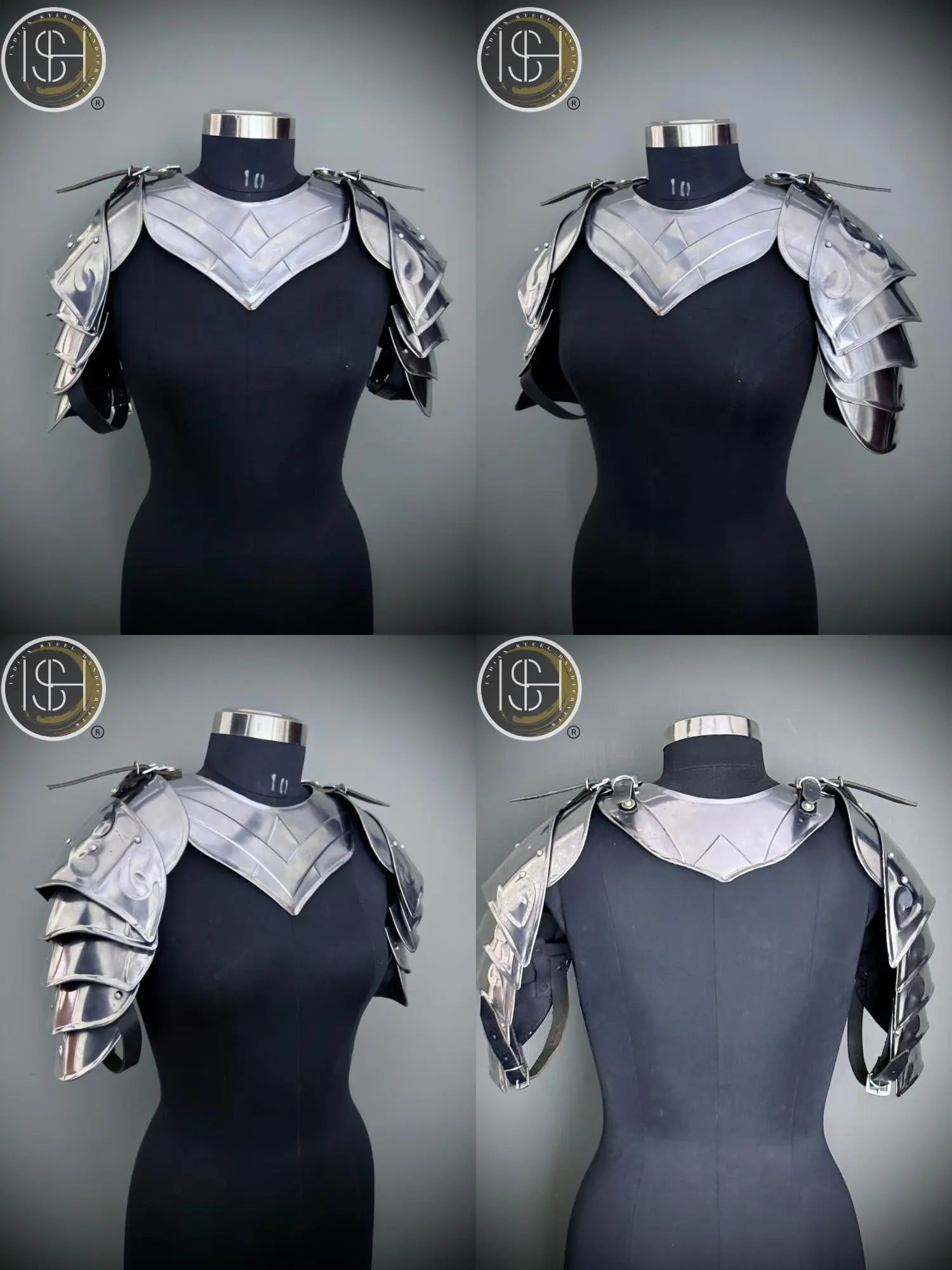 Medieval Knight Armor Set: Women's Fantasy SCA LARP Cosplay Costume
