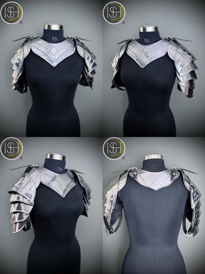 Medieval Knight Armor Set: Women's Fantasy SCA LARP Cosplay Costume