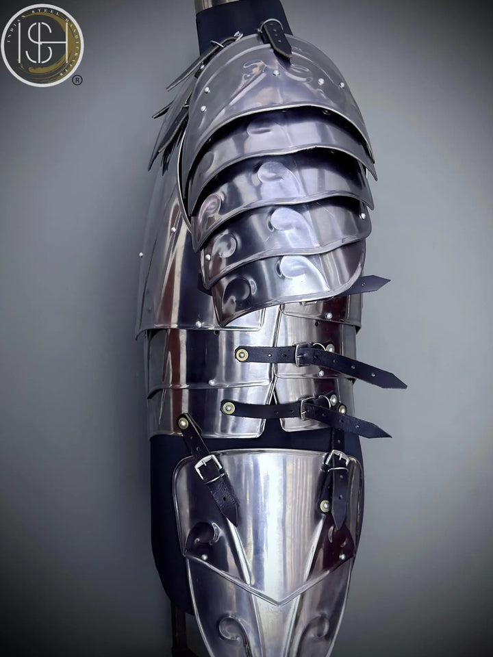 Functional Medieval Knight Armor Costume: SCA LARP Cosplay, 20-Gauge Steel