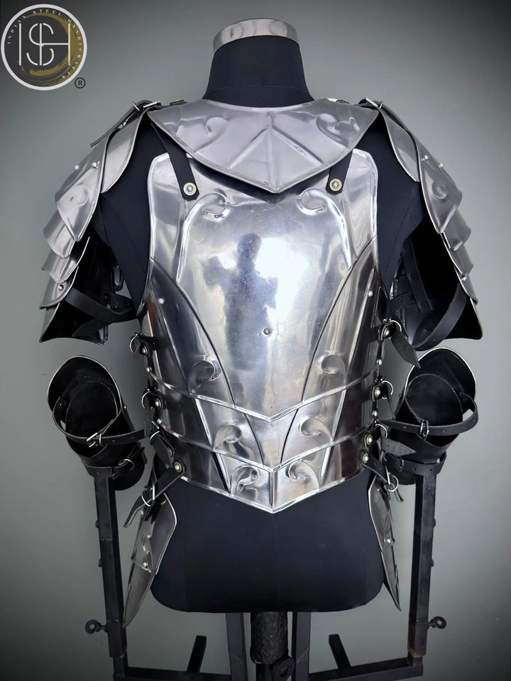 Functional Medieval Knight Armor Costume: SCA LARP Cosplay, 20-Gauge Steel