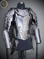 Functional Medieval Knight Armor Costume: SCA LARP Cosplay, 20-Gauge Steel