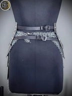 Brave Lady Armor Set: Medieval Corset & Chainmail Skirt - Cosplay LARP SCA
