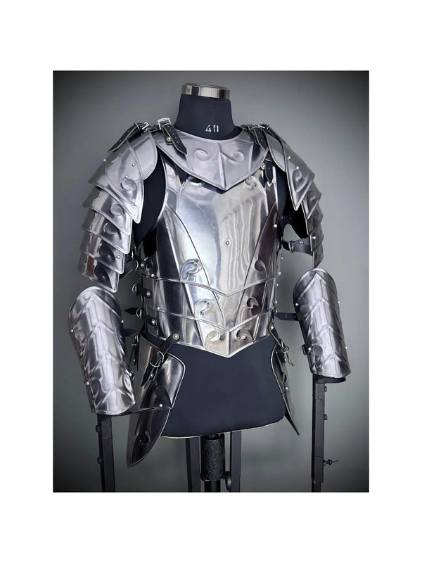 Functional Medieval Knight Armor Costume: SCA LARP Cosplay, 20-Gauge Steel