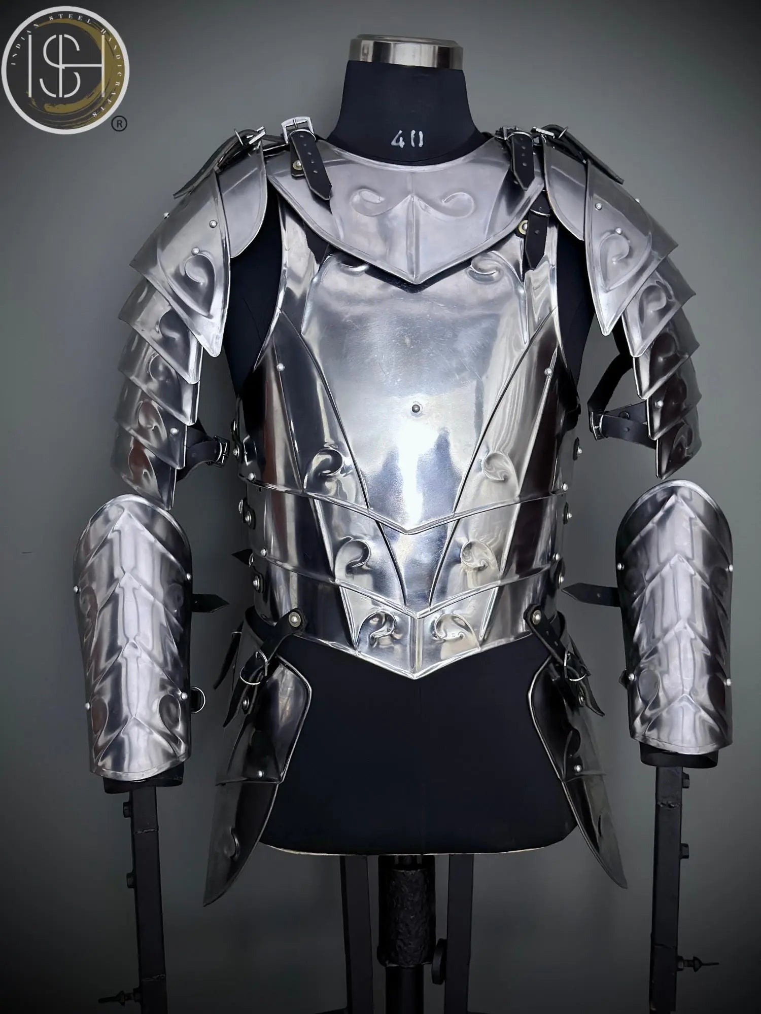 Functional Medieval Knight Armor Costume: SCA LARP Cosplay, 20-Gauge Steel