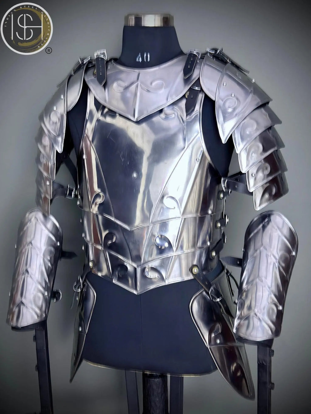 Functional Medieval Knight Armor Costume: SCA LARP Cosplay, 20-Gauge Steel