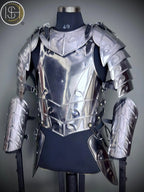Functional Medieval Knight Armor Costume: SCA LARP Cosplay, 20-Gauge Steel